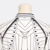 416 XL 2024 Milan Runway Dress SPring Summer Long Sleeve White Yellow Womens Dress Fashion High Quality boka