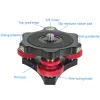 Accessories Leveling Base for Camera Tripod for Head ,Triwheel Precision Leveler with Bubble Level 3/8" Screw Load Capacity 15kg