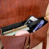 Axelväskor kvinnor tjej krokodil mönster pu läder handväska messenger crossbody pås satchel tote handväska mochilas