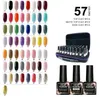 Tuolidi Pure Nails Polish Colors Gel Lak Nail Art Gel Lack Soak Off UV Gel Nails Polish Semi Permanent Top Coat Lackes4486975