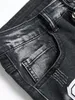 Modeheren scheurden korte jeans merk kleding Bermuda zomer katoen shorts ademende denim streetwear man 240417