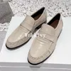 Casual Shoes Spring And Autumn Round Head Genuine Leather Flat For Women's Solid Loafer Soft Comfortable Commuter Work