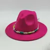 Breite Krempe Hüte Eimer Hüte Wildleder Hut Fedora Frauen Frauen Neue Mode Hut Top Hut Flet Flet Weiche Frühling Winter Sombrero Hombre Y240425