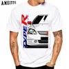 Camisetas masculinas clássicas civic ep3 fd2 tipo r fn2 tshirts Novos homens de verão short slve jdm legends t-shirt menino tops casuais carros esportes brancos ts t240425