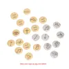 100 -stks roestvrijstalen gegraveerde blanco stamping munt charmes rond hart rechthoekige tags aangepast voor sieraden maken 240416