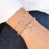 Beaded Delysia King Fashion personalized leaf opening Bracelet