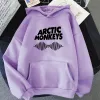 Sweatshirts Harajuku Vintage Arctic Monkeys Sound Wave Gedrukte Hoodies Herfstpullovers Muziekband Kpop Sweatshirts Hoodie Mode kleding