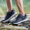 Bot 2022 Yaz Erkekler Mesh Yürüyüş Ayakkabı Hızlı Kuru Antislip Wading Ayakkabıları Erkekler Nefes Alt Akış Ayakkabıları Erkek Kadınlar Yürüyüş Spor ayakkabıları