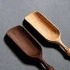 Thee scheppen bamboe met de hand gesneden theelepel keuken koffie suiker specerijen meet lepel accessoires bladvormige take gereedschap