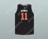 Niestandardowa nazwa męska/dzieci Kenny Dawes 11 biskup Hayes Tigers Black Basketball Jersey The Way Back Top Sched S-6xl