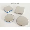 Mirrors 1pc Portable Women Stainless Steel Makeup Mirror Hand Pocket Folded-Side Cosmetic Make Up Mirror Small Various Shapes