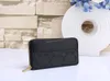 Portafoglio Ly Worthing Single cerniera con cerniera Porta della borsa da donna Ladies Clutch Designer Credit Credito Classic Pocal Classic Stampato Moneta portatile Pulsanti Passaporto porta