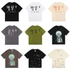 Dept Tshirt Summer Designer Mens TシャツDeptsシャツヴィンテージウォッシュ古いスケルトンカーグラフィティプリントカジュアルルーズショートスリーブTシャツDepts Tシャツ65