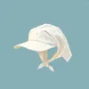 Visors Flower Printing Headscarf Caps Fashionable Sun-Proof Breathable Sunshade Cap Foldable Korean Versatile Sun Hats Ladies