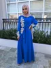 Abaya geborduurde moslim lange jurk vrouwen parels kaftan abayas gewaad femme musulmane dubai hijab vestido islamitische kleding abayat 240422
