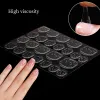 Gereedschap DIY dubbelzijdige stickers jelly transparante nagellijm valse nagel herbruikbare lijm valse nagels accessoires en gereedschap