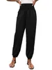 Active Pants Women's Harem Yoga Smocked talia salon plażowy wygodny trening dresowy z kieszenią