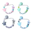 Personligt namn Baby Pacifier Clips Koala Chain Holder For Teming Soother Chew Toy Dummy 240418