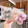 Dog Apparel Bow Knot Hair Clip Various Styles Easy To Use 5 Colors Hairpin Fabric Art Fashionable And Versatile