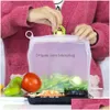 Containers Savers herbruikbare sile food opbergtas keuken verse sling tassen bovenste lekbestendige container nullen fruit wrap lx4265 dhxzm s