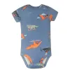 Jednoczęściowe 5pcs/lot Baby Boys Romper moda miękka bawełniana letnia ubrania niemowlę kombinezonu dinozaur nowonarodzone ubrania dla dziewczynki