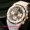 Luxe AP pols Watch AP Royal Oak Series 26239bc Frost Gold Black Plate Craft 18K Platinum Watch