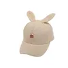 Caps chapeaux dessin animé mignon rabbit oreille garçons filles baseball cape ajusté de bébé chapeaux de bébé snapback caps coton chapeaux de soleil pour enfants d240425