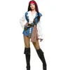 Captain Pirate Costuumes for Women Men Carnival Halloween HCAL-002