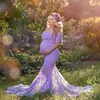 Maternity Dresses Maternity Sling Off Shoulder Lace Dress Pregnant Women Sexy Photo Shoot Photography Props Pregnancy Summer Baby Showers Clothing