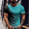 Men's T-Shirts Summer Mens T-Shirt Oversized Tees Top Contrast Print Slim Fit Shirt Punk Short Sleeve Casual Men Clothing Designer StreetwearL2425