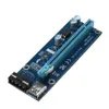 30 سم 60 سم USB 3 0 PCI-E Express Adapter Card for Bit Coin Mining Cord Wire 1x To16x Extender Riser Sata Power Raiser Cabute249a