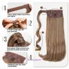 Äkta hår peruker online -butik hög temperatur Silk peruk greppklämma hästsvans kvinnor som slingrar mikro krullad syntetisk fiber flätning