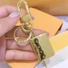 Key -chave de metal keychains de moda carros -chaves acessórios de bolsas Brand Creative Luxury Keychain Envelope Circle Key Ring Ring