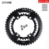 Onderdelen Stenenlegering Dubbele kettingbescherming BCD 110mm 4 Bouten 46T 32T 48T 33T 50T 34T 54T voor R7000 R8000 R9000 R9000 Road Bike Chainwheel Chain Ring