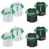 KOB film Hardball #1 Jarius G-Baby Evans White Dewayne Warren zszył Kekambas film Black White Baseball Jerseys Rozmiar S-xxxl