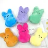 Animales de peluche rellenos 15 cm Peeps Peeps Juguetes de lujos de lujo Dibujos de conejo Juguetes de peluche Softs Toys Decoración del hogar Kaii Peluche Bunny Kids Regalos