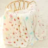 Filtar Swaddling Organic Cotton Filt Nyfödd Baby Stuff Muslin Swaddle Wrap Bedbling Få filtar mjuka 6 lager GASE Sleeping Bath Handduk