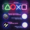 Luz de ícone de jogo PS4 personalizada para neon PS4 para a parede da atmosfera PlayStation Lamp LED de iluminação colorida barra de barra de arte decoração de arte