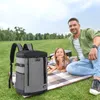 Förvaringspåsar 24L rese kylare lunch ryggsäck stor kapacitet termisk isolering väska vattentät lättvikt för utomhus picknick vandring