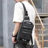 Sac à dos sac à dos pour marque masculine en nylon étanche à l'extérieur court voyage voyage messager mâle fitness sport cycling noir