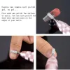 Bity 3mm paznokcie opaski szlifierki różowe mini zebry szlifierki paznokci