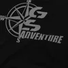 Camisetas masculinas GS Motocicleta Aventura Camista Gráfica Crewneck Tshirt Polyester Streetwear T240425