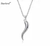 Colliers pendants Collier de corne italien 925 SERRING Silver 18Quot Chaîne de câble Cornicenellocornetto Amulet Jewelry P13274B6947250