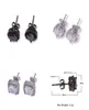 Boucles d'oreilles de goujon Hip Hop Boucles d'oreilles en diamant simulé en diamant simulé pour hommes 301 N23182662