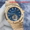 AP Gentlemen's Watch Watch Series серия Royal Oak 41 мм диаметром 18K Rose Gold Tourbillon Mechanical Mens Mens Luxury Watch 26522OR