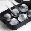 Ferramentas de sorvete 1 pedaço de 4/6/8 Silicone Ice Cube Mold Ball Ball Circular Bandeja Circular Creme Machine Tool Cream Machine Q240425