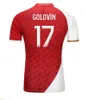 23 24 Monaco Ben Yedder Jersey Boadu Maripan Zakaria Player Edition Edition Edition Sorto de futebol masculino Conjunto infantil Akliouche 2024 Balogun fofana