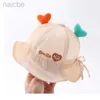 Caps chapeaux d'été bébé filles maillage extérieur chapeau de soleil mignon pouce rose pour enfants