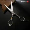 Hair Scissors Hair Scissors titan Professional barber tools hair scissor 230217 Q240425