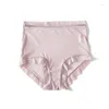 女性用パンティー高品質の本物のシルク下着快適な薄いセクシーなシームレスボクサーショーツサマー